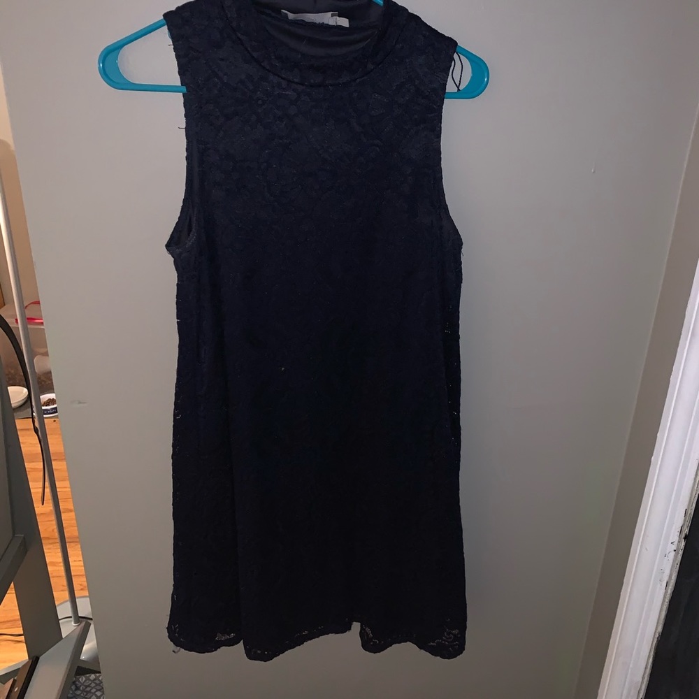 Navy blue lace dress